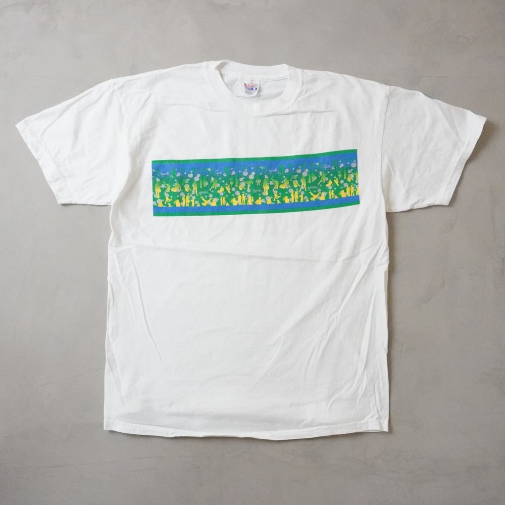 Vintage Sprite Graphic T-Shirt Large Mens White 90s Soda Promo Tee Hanes